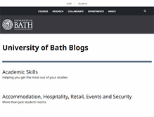Tablet Screenshot of blogs.bath.ac.uk